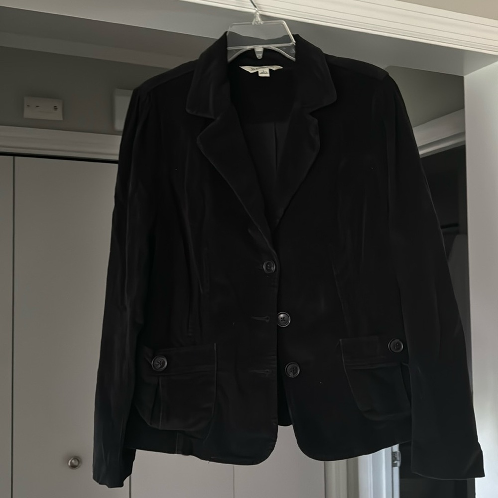 Black corduroy blazer